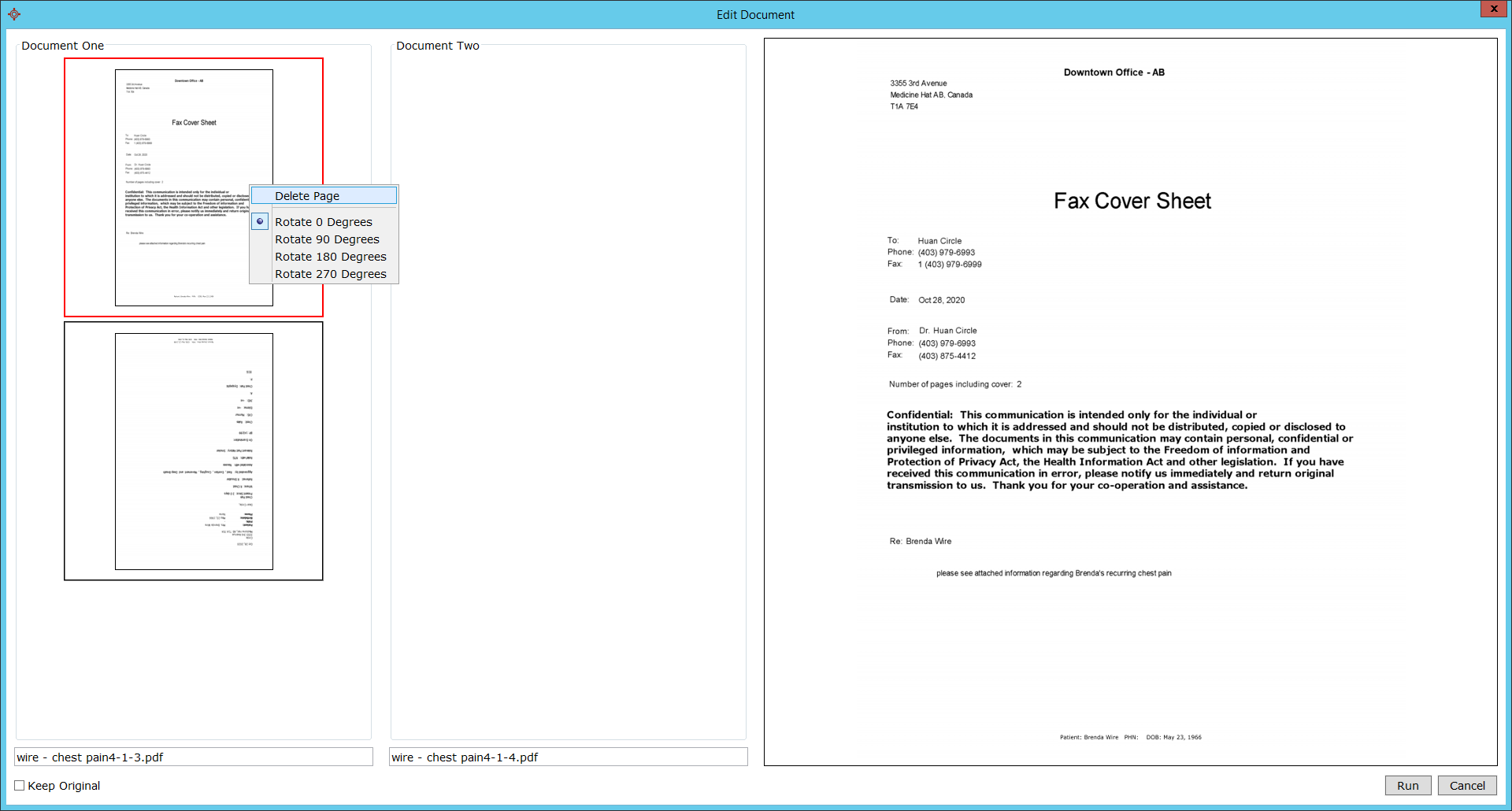 Documents - Merging and Splitting