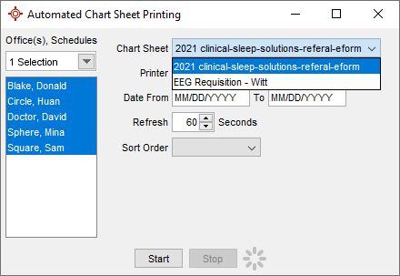 How to Create and Use Chart Sheets in Accuro